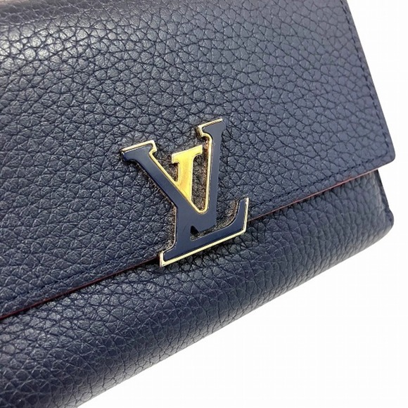 LOUIS VUITTON Navy Wallet - Picture 8 of 9